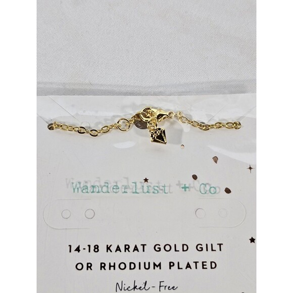 Gold Bracelet Wanderlust +Co Bezel 14-18k Gold Bracelet - Picture 2 of 7